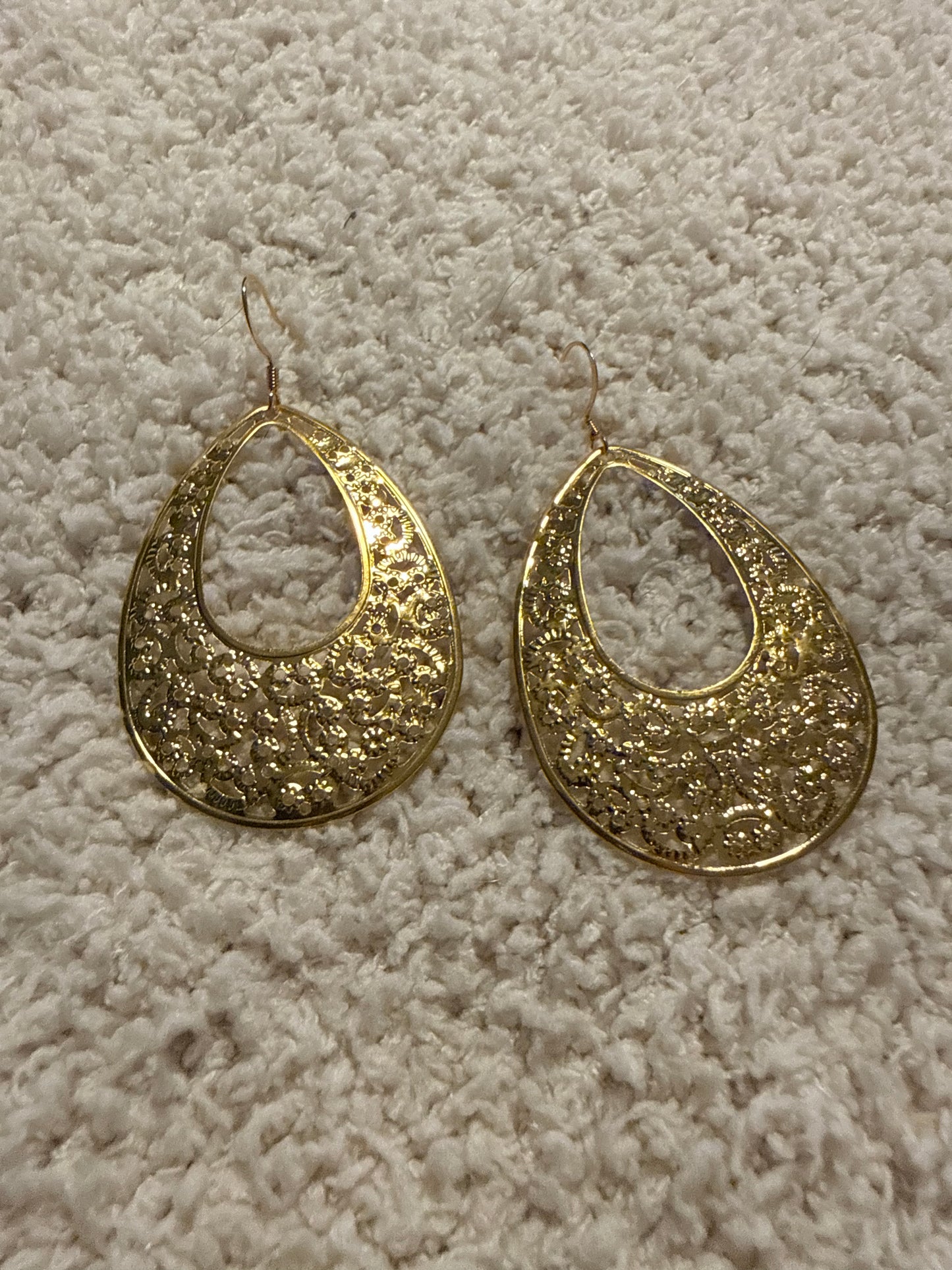 Filigree Teardrop Earrings