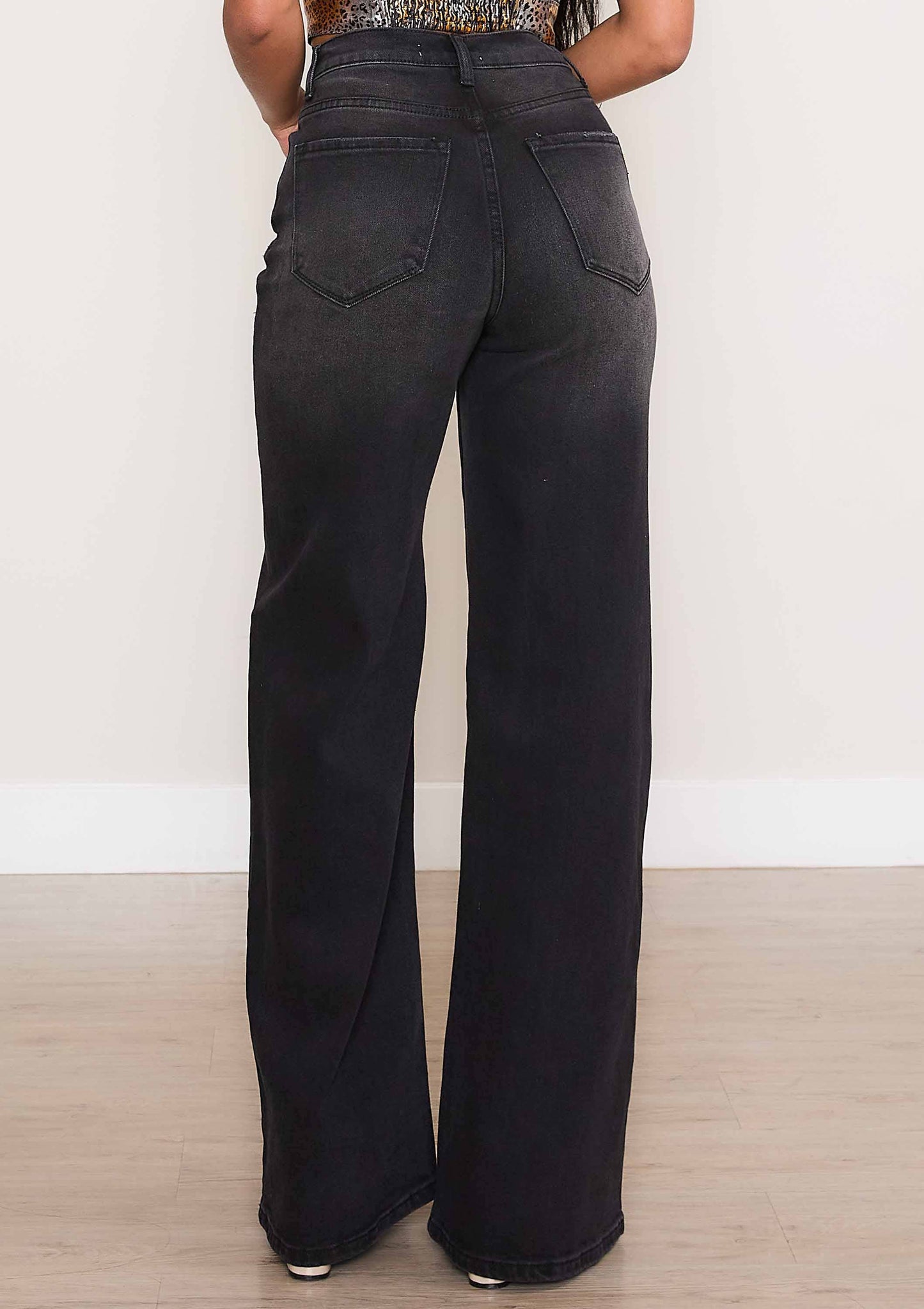 Black Wide Leg Jeans