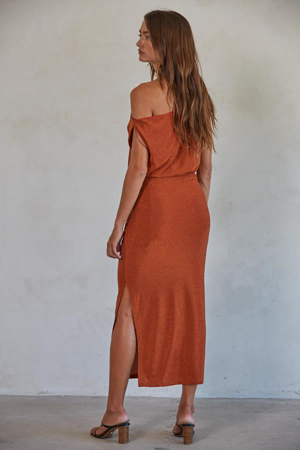 All Yours Rust Knit Dress