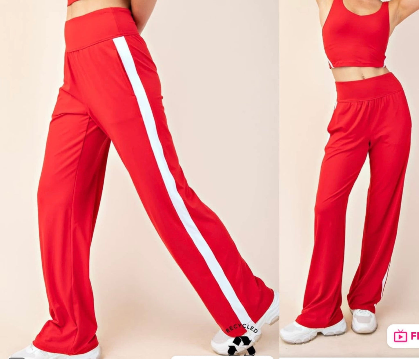 Rae Mode Red Yoga Pants