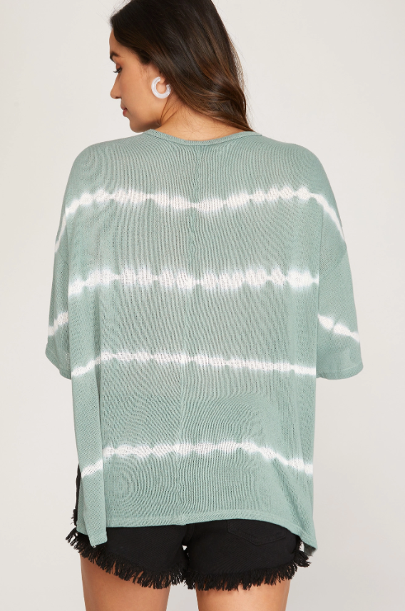 cozy lounge tie dyed top