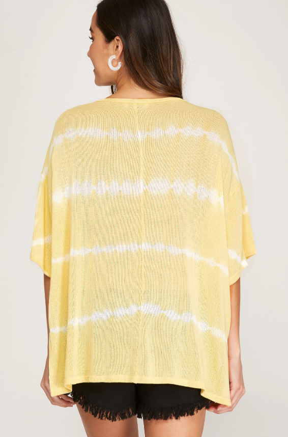 cozy lounge tie dyed top