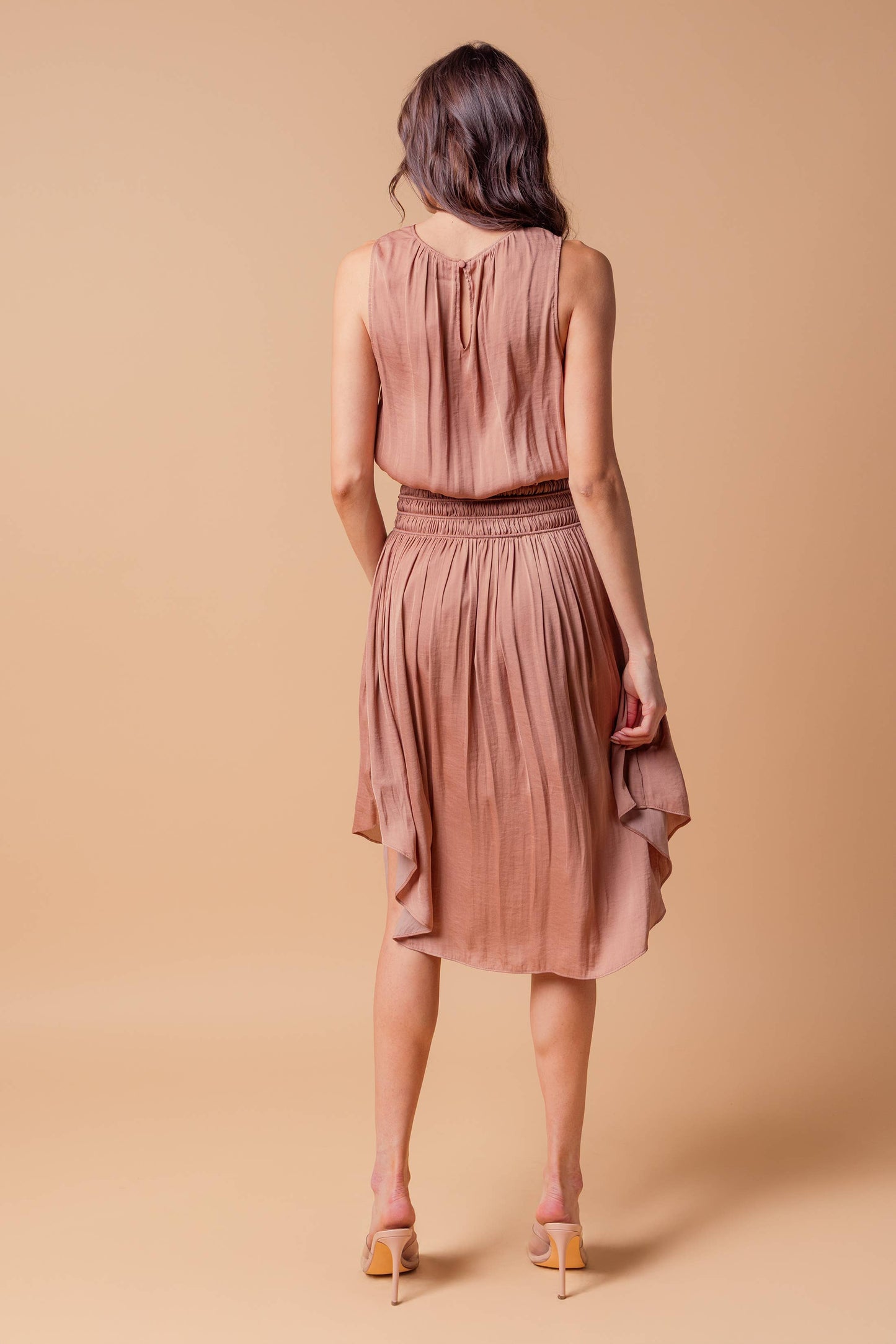 Champagne Midi Dress