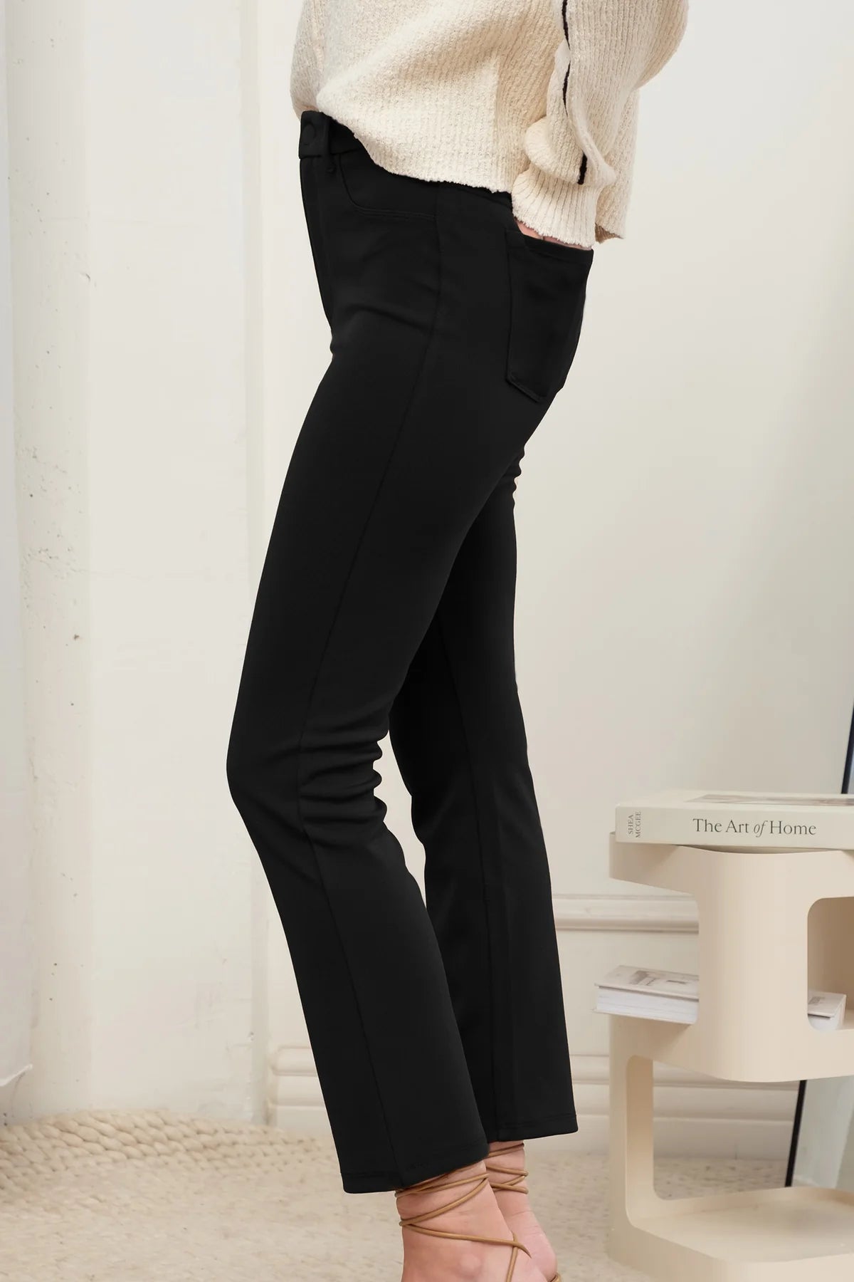 Cropped Straight Leg Dress Pant M Cropped Straight Leg Dress Pant M