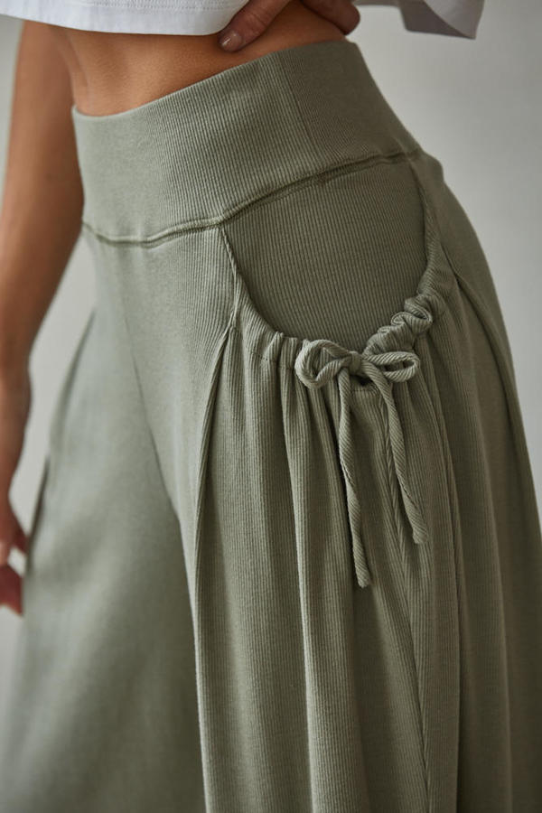 Celina Olive Wide Leg Pants