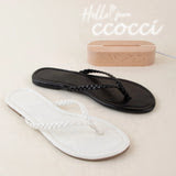 Black Braided Sandals