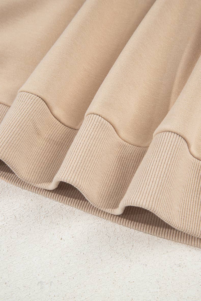 Lace Trim Elevated Sweatshirt