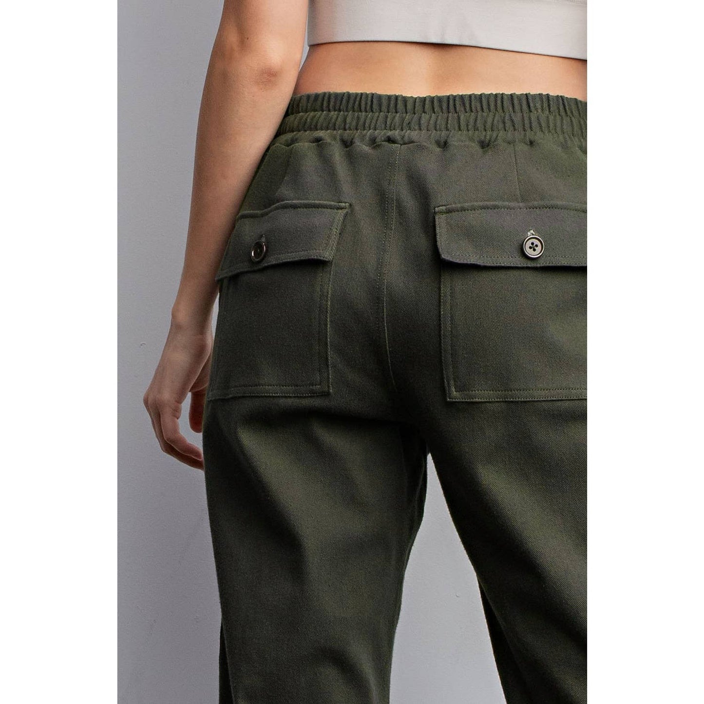 Rae Mode Stretch Joggers in Coffee