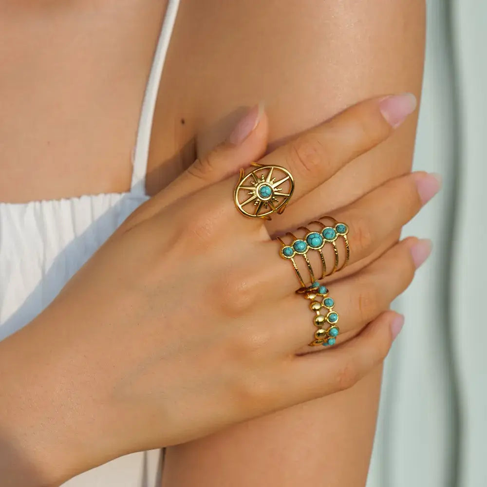 Turquoise Open Ring