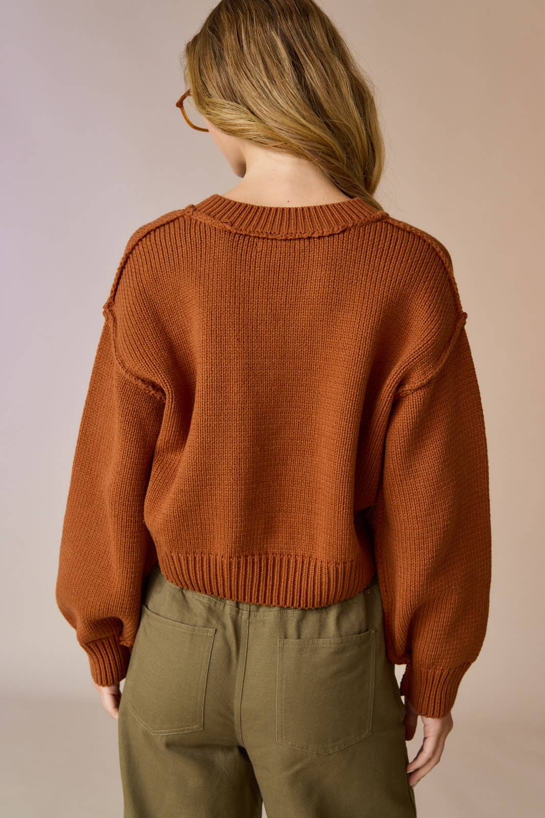 Autumn Blaze V Neck Sweater