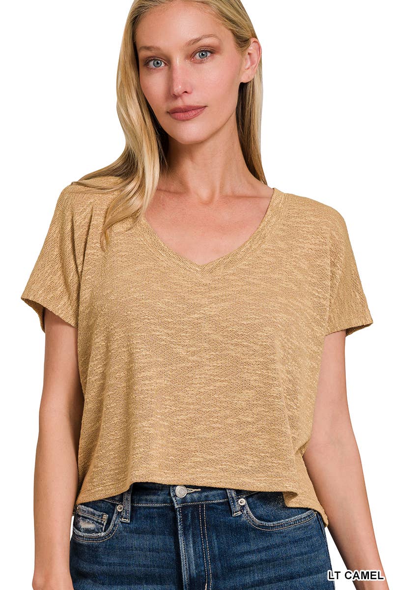Drop Shoulder Summer Sweater