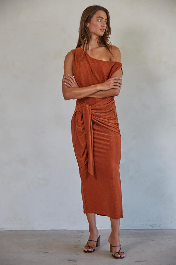 All Yours Rust Knit Dress