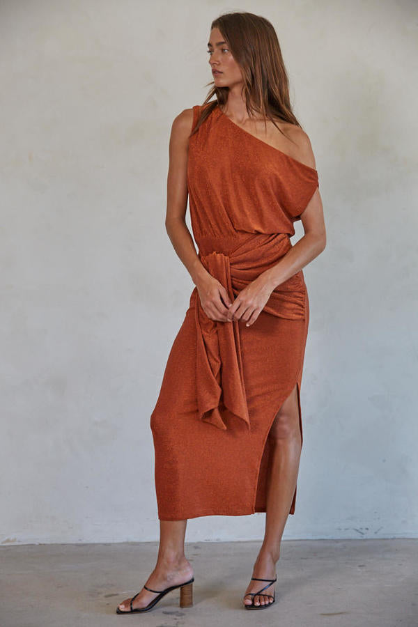 All Yours Rust Knit Dress