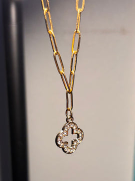Gold Good Luck Dazzle Bracelet