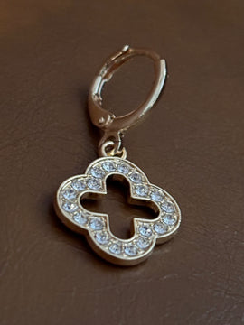 Gold Good Luck Dazzle Earrings