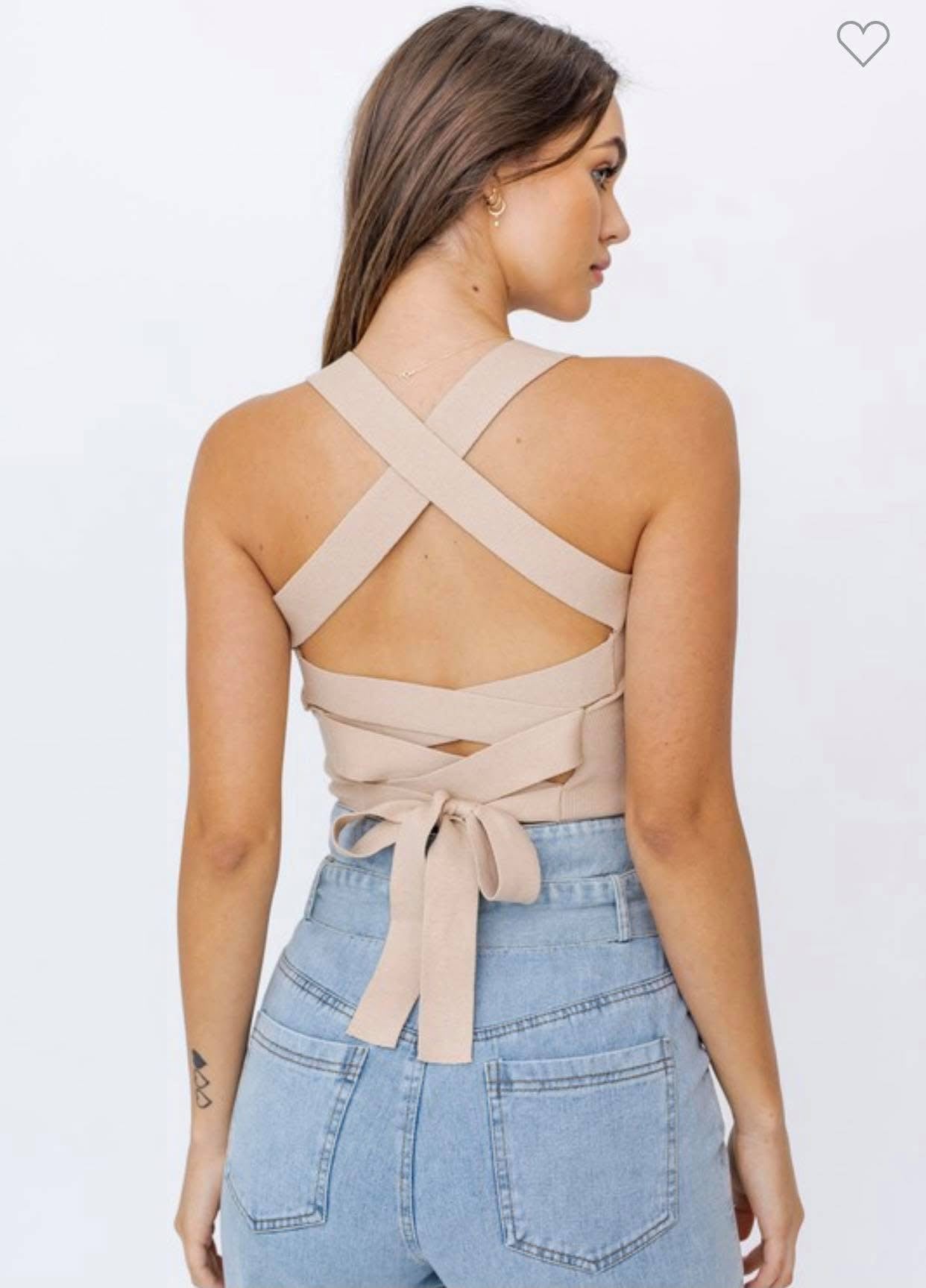 Tie Back Night Out Top