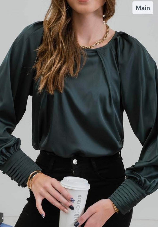 Wrist Cuff Deep Green Top