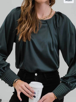 Wrist Cuff Deep Green Top