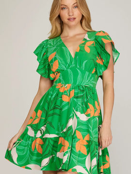 Tropical Rain Forest Dress