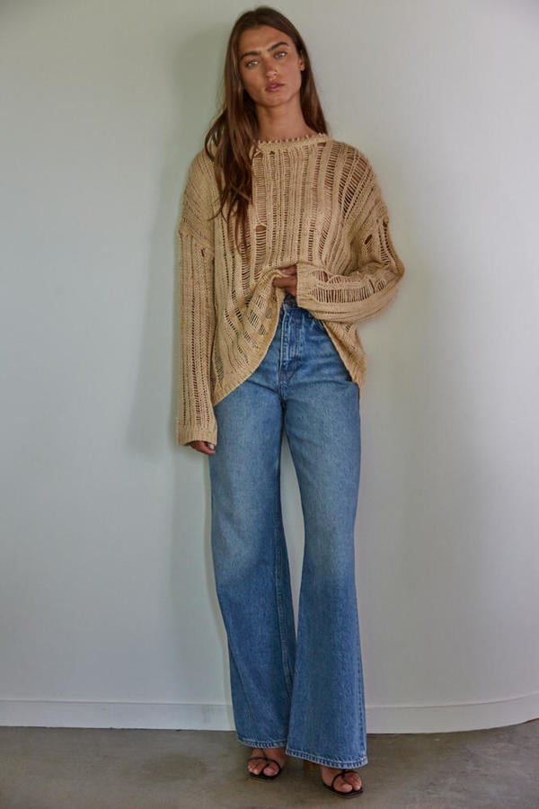 Tyla Crochet Pullover