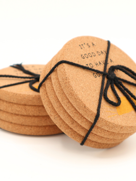 Cork Coaster It's A Good Day