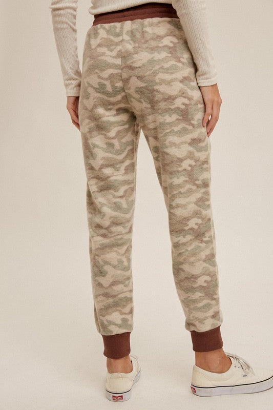 Brushed Camouflage Jogger Pants