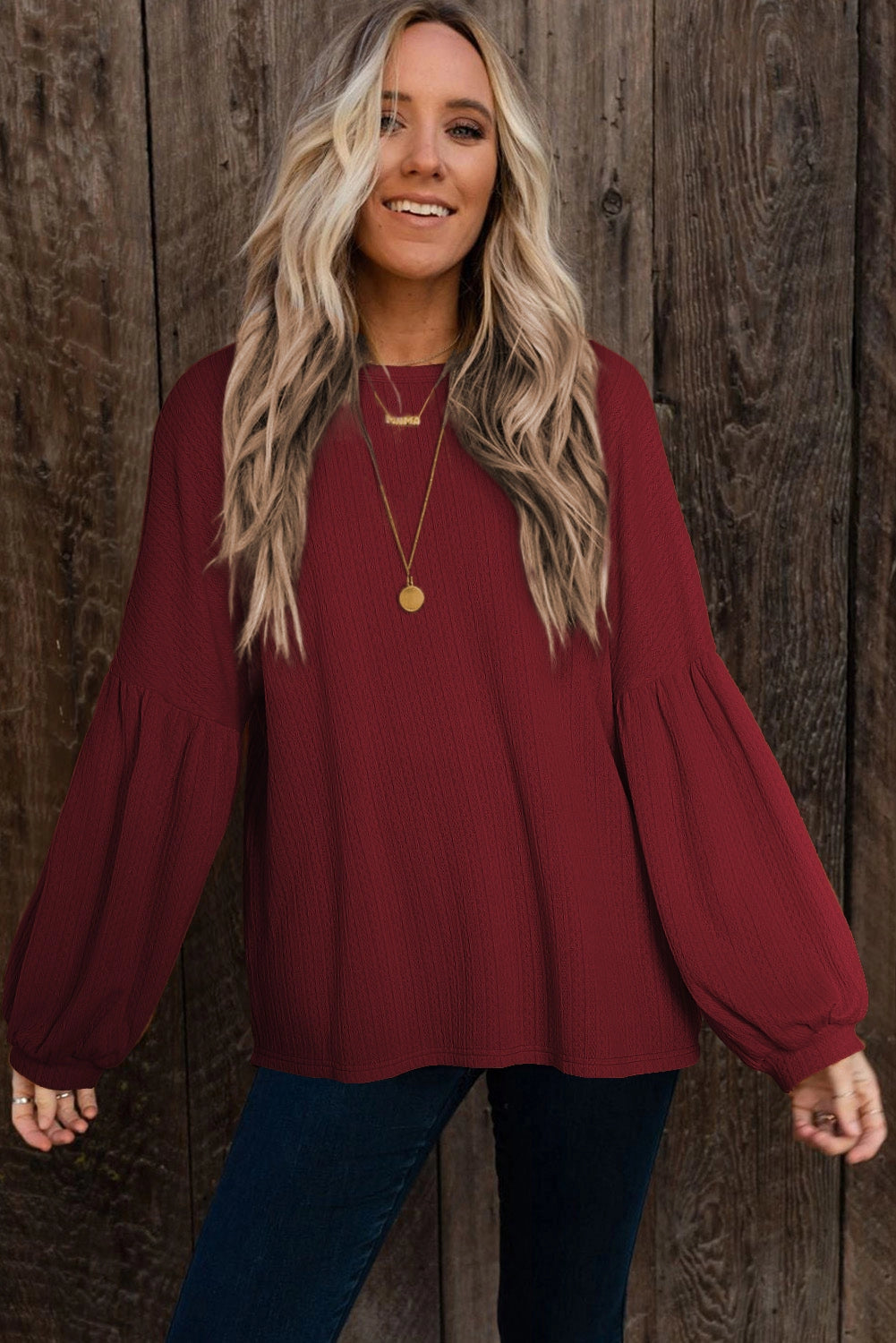 Boho Puff Sleeve Top