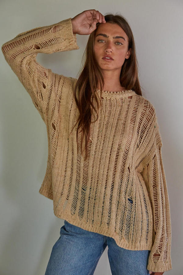 Tyla Crochet Pullover