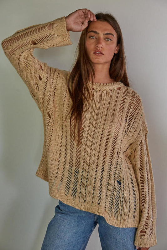 Tyla Crochet Pullover