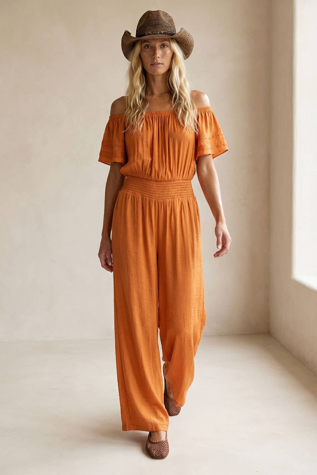 Off The Shoulder Jumpsuit
