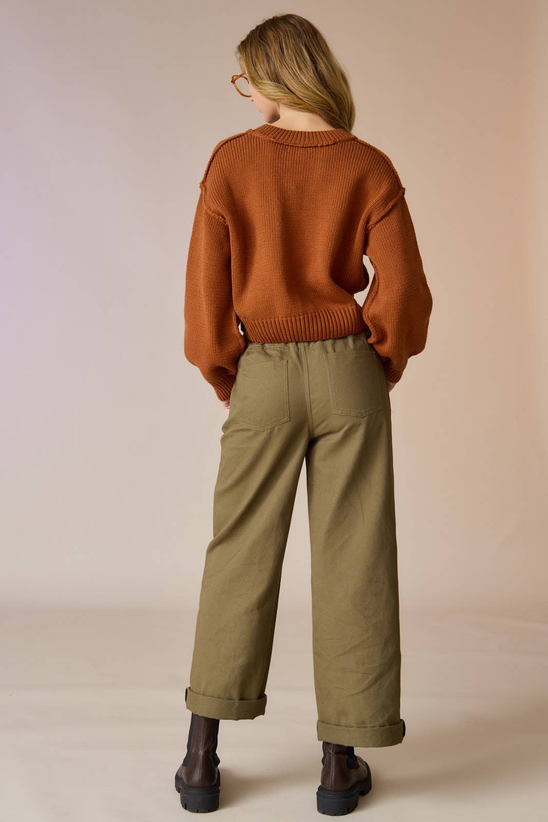 Autumn Blaze V Neck Sweater