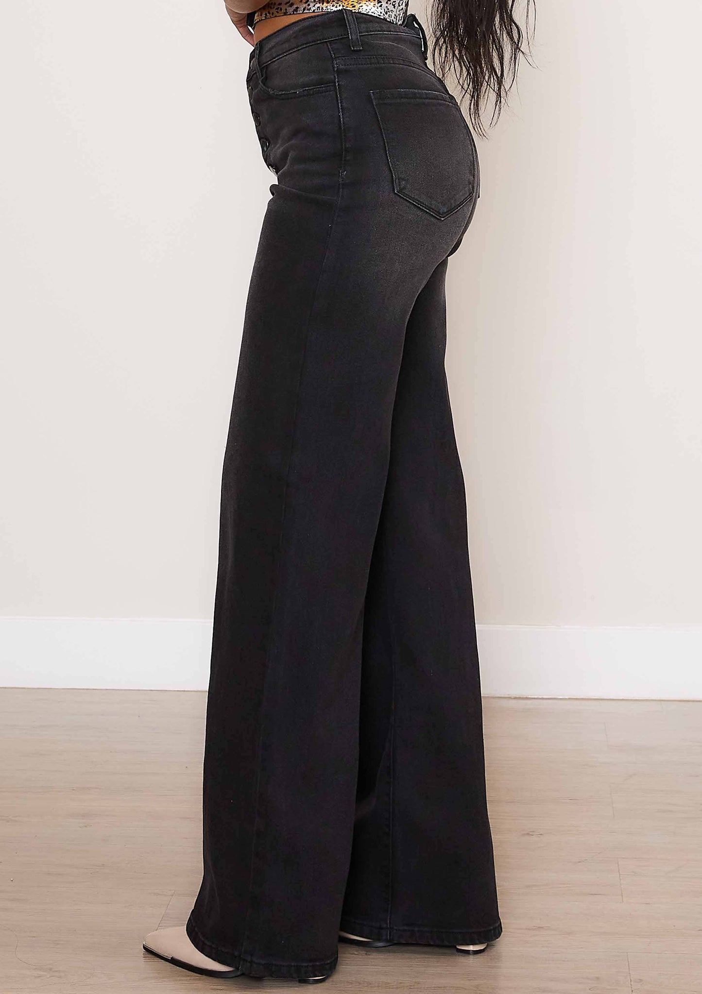 Black Wide Leg Jeans