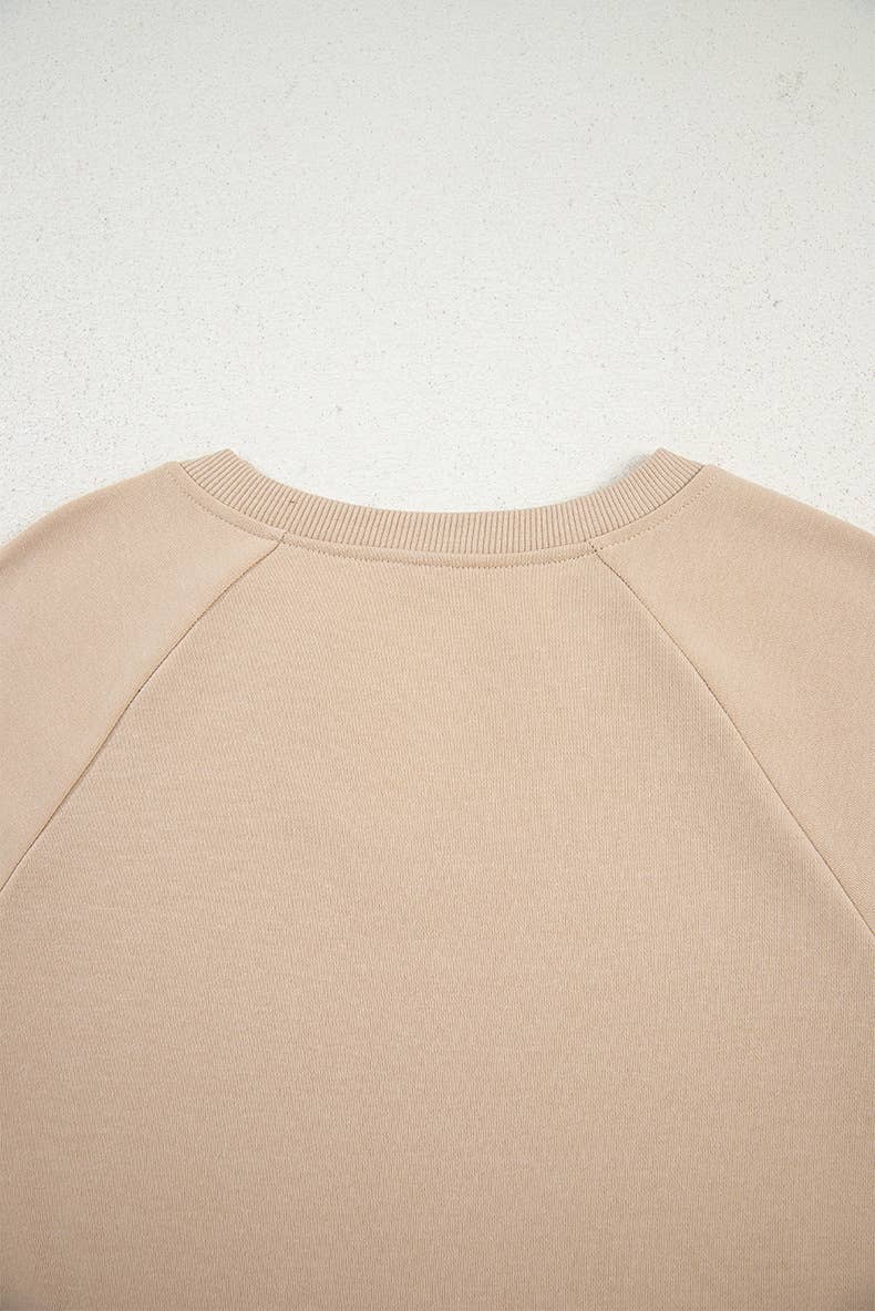 Lace Trim Elevated Sweatshirt