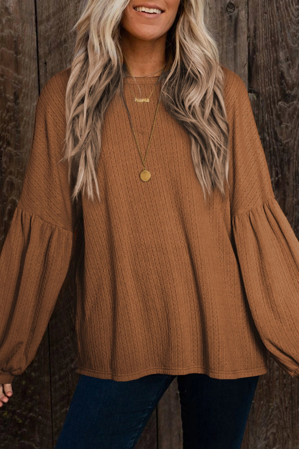 Boho Puff Sleeve Top