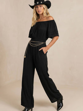 Off The Shoulder Jumpsuit