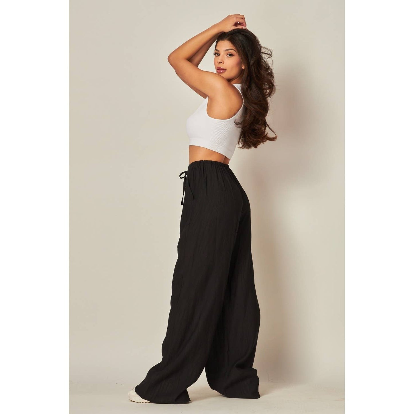 Wide Leg Black Pants