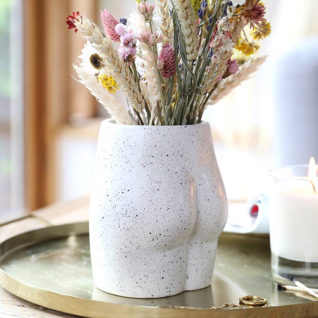 Speckled Bum Vase