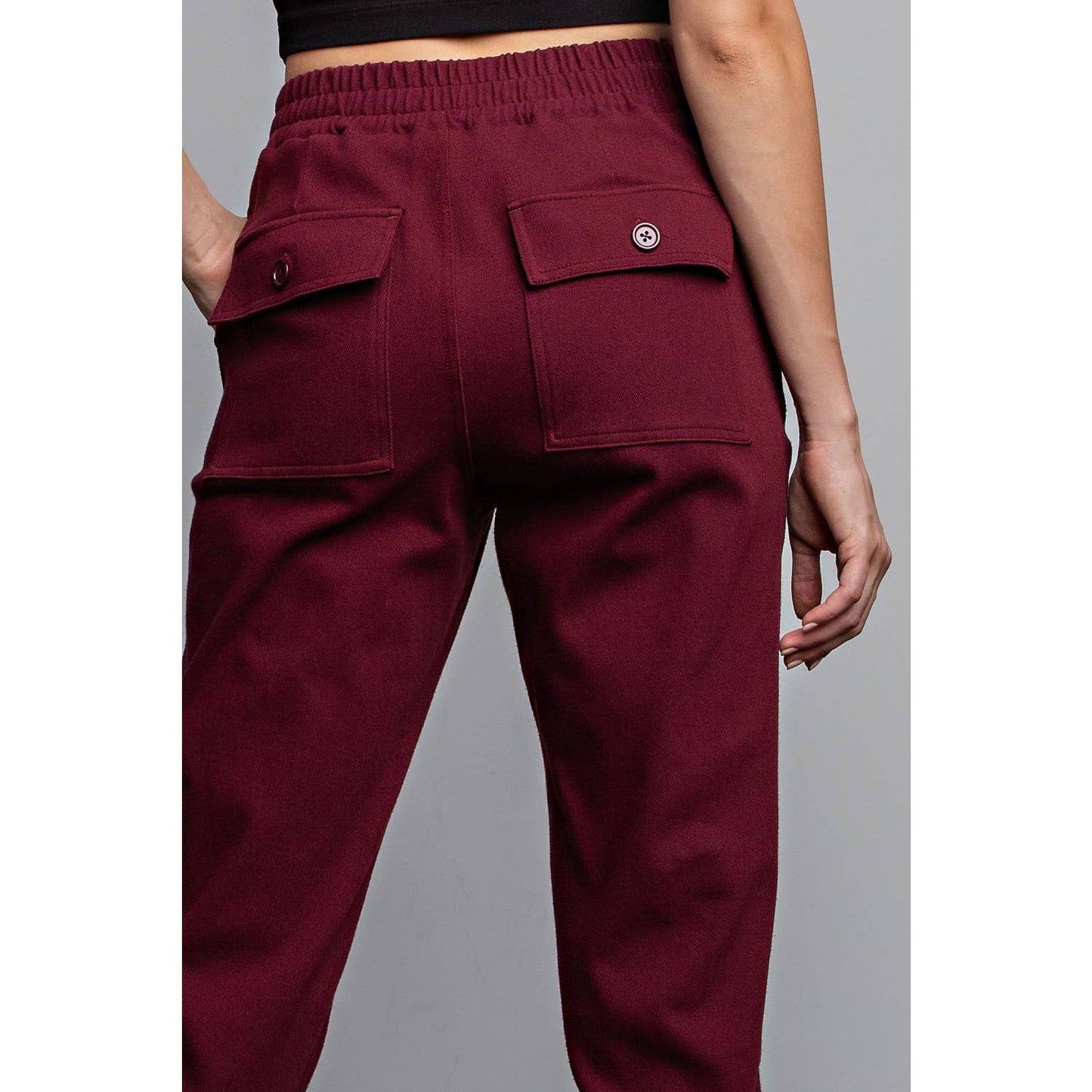 Rae Mode Stretch Joggers in Coffee
