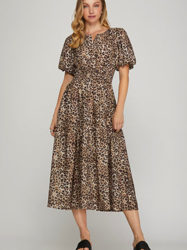 Leopard Midi Dress