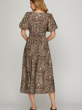 Leopard Midi Dress