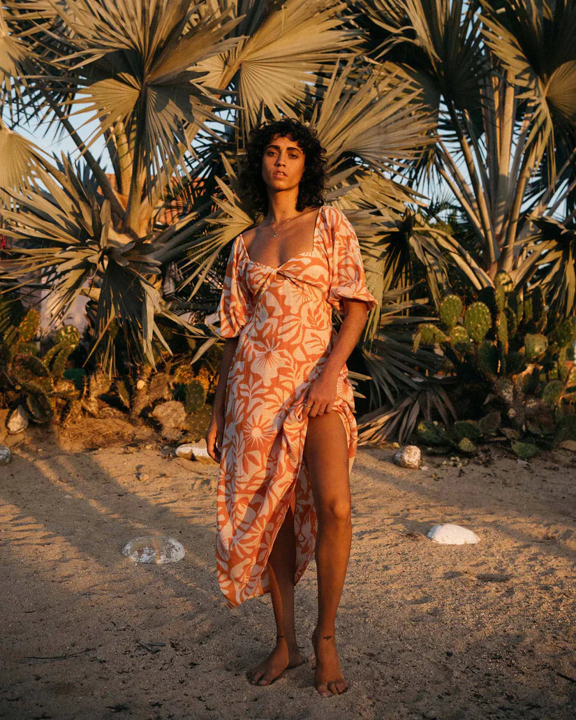 Orange Surfer Dress